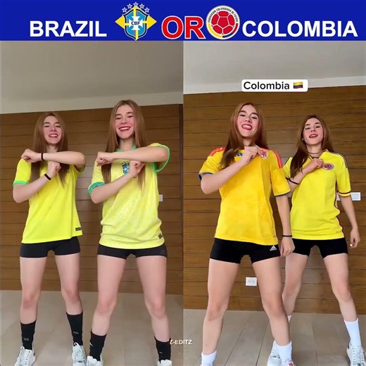 BRAZIL VS COLOMBIA WORLD CUP SONG 2026 DANCE BATTLE #football #shorts #footballchallenge