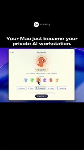 Osaurus is a native AI workspace for Apple Silicon Macs that lets you run powerful AI models locally or switch to cloud models whenever you need more power. It keeps your memory, files, and workflows on your device while giving you access to autonomous AI agents, shared memory, and automation tools in one app. Key Features • Run AI models completely offline on Apple Silicon Macs • Seamlessly switch between local and cloud AI models • Create autonomous AI agents for multi step workflows • Persist
