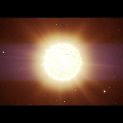 RESPECT FOR CAMERA MAN 😜 The doomed planet WASP-12b is a hot Jupiter that orbits so close to its parent star, it's being torn apart. It takes this alien world only 1.1 days to completely circle its sun. The star's scorching heat is slowly stripping away and devouring the planet's atmosphere. #capcut #JUPITER #space #fyp