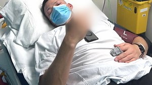 Steven May was hospitalised after suffering an allergic reaction