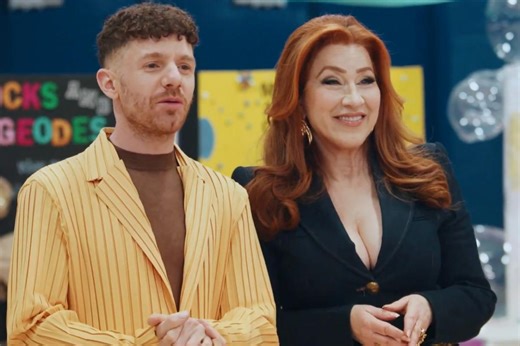 'Project Runway' exclusive: 'Abbott Elementary's Chris Perfetti and Lisa Ann Walter take designers to the science fair in Episode 4 clip
