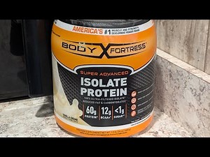 BODY FORTRESS SUPER ADVANCED- ISOLATE PROTEIN - VANILLA CREME REVIEW