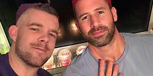 Russell Tovey & Boyfriend Steve Brockman Celebrate Christmas Together