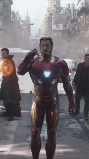 Tony's Nanotechnology Transformation 🗿 #marvel #avengers #infinitywar