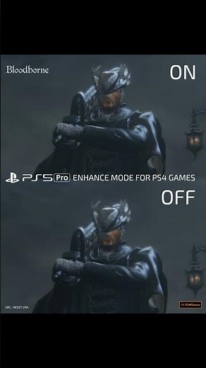IMAGE COMPARISON FOR BLOODBORNE ON PS5 PRO