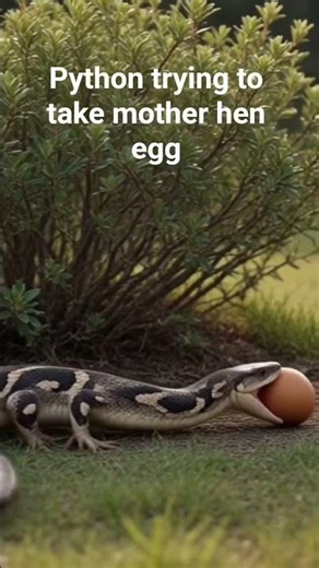 Python swallows egg #viral #heroic #wildlife