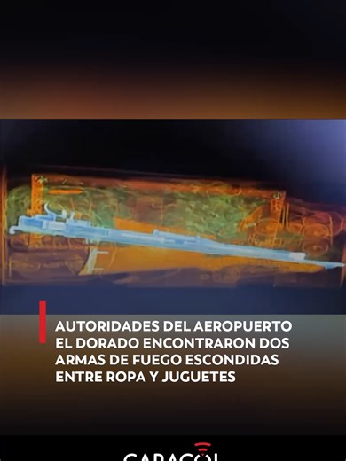 Incautación de Armas en Aeropuerto El Dorado