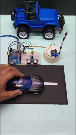 🥇 Smart Parking Gate with Arduino! 🚗🤖#Arduino#Robotics#DIY#Automation