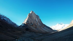 Mountain, Scenery, Peak. Free Stock Video
