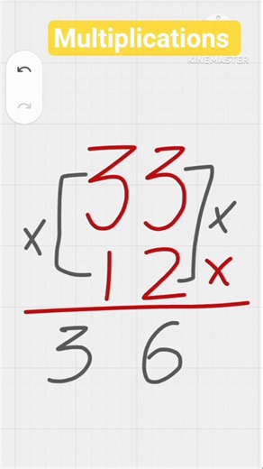 33 × 12 Math Multiplication Trick | Fast Mental Math Method #maths #shotrs