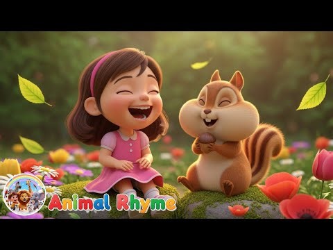 Chipmunk with Cheeky Cheeks 🐿️💖 | Sing with Bella & Fun Nature Rhyme for Kids