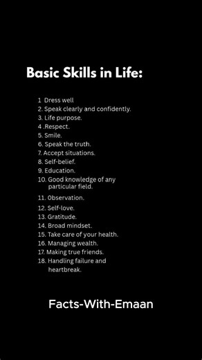 Basic Life Skills Everyone Should Master | Self Growth, Confidence & Success Habits