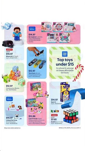 Walmart - Toy Shop Oct 16 - Dec 24