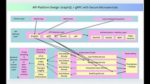 API Platform Design: GraphQL + gRPC with Secure Microservices