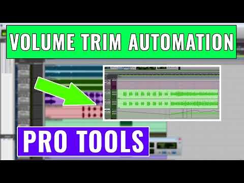 How to use Pro Tools Volume Trim Automation -- OBEDIA.com Avid Pro Tools Training & Tech Support