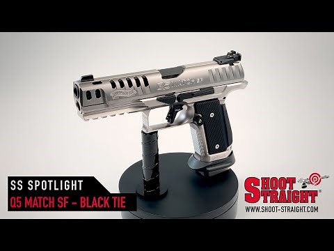 WALTHER Q5 MATCH SF "Black Tie" - Shoot Straight Spotlight