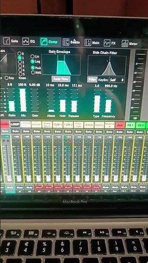 An overview of the Behringer Xair digital mixer interface