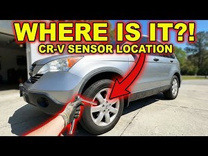 Wheel Speed Sensor Location 2011 Honda Cr-v