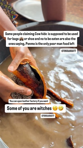 Confused human being as if they have can even start or be innovative with the leather bag 💼 businesses they are mentioning 🤣🤣🤣🤣🤣 Comment section on that cow hide video I made is a mess on facebook 🥴 it’s always those wey no get shishi dey always give those suggestions. 💃💃💃💃💃💃💃💃 #explore #nigerianfoodblog #ponmoijebu #viral #relatable #explorepage✨ #viralvideos | Dried Ewedu Seller