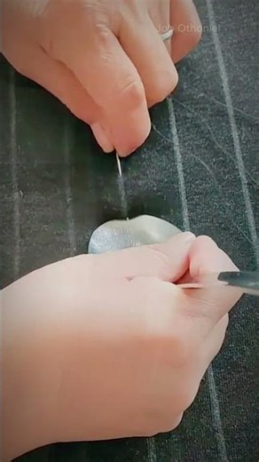 The Spoon Method Every Sewer Should Know 😲 #MetalSpoonSewing #shorts #jobothoniel