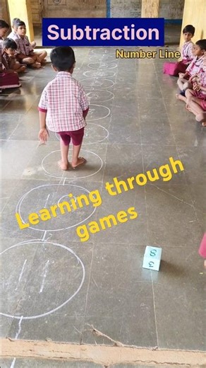 Number Line | Numbers | Subtraction | Teacher Innovation Ideas | Activity based teaching #maths #yt