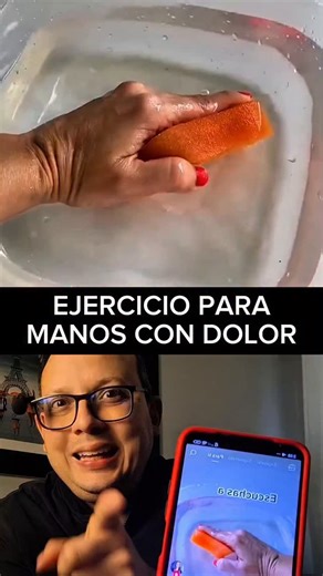 Luis Articular. | Inmunonutrición 🦵 on Instagram: "🖐️✨ ¿Sientes dolor en las manos por artritis? Prueba este ejercicio sencillo pero poderoso El dolor en las manos puede volverse un obstáculo diario: abrir frascos, escribir, incluso agarrar una taza. Pero hay ejercicios suaves que pueden ayudarte a recuperar movilidad, reducir inflamación y sentir alivio real. Uno de los más efectivos es tan simple como usar… ¡una esponja y agua tibia! 💧🧽 Sumergir una esponja en agua tibia relaja los tejidos