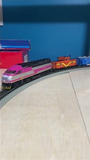 Ho Scale MBTA Work Train! #trains #modeltrains #fyp