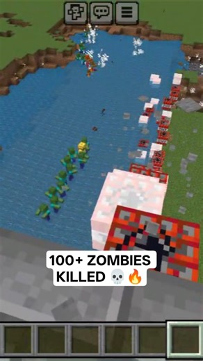 Minecraft TNT Run Zombie Attack 😱🔥 #shorts #minecraft