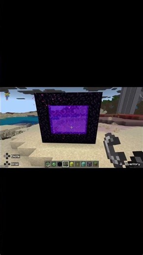 Portal walkthrough #minecraft