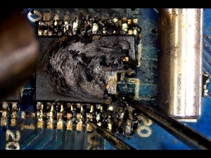 20 Pin IC Replacement & Trace Repair | LED Display Control Board Repair