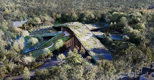 BIG conceives hungarian natural history museum as sculpted forest landscape in debrecen