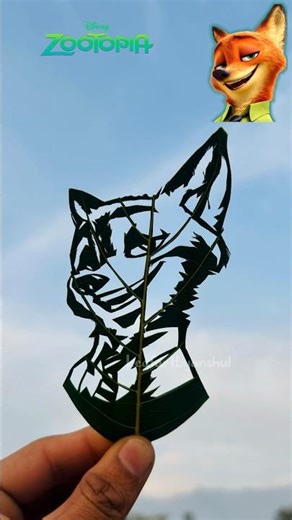 I Made Nick Wilde Art 🦊 | Zootopia Fan Art #NickWilde #Zootopia #FanArt #art #leafart