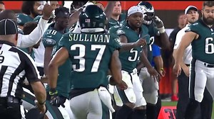 Baker Mayfield throws his first INT of preseason