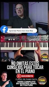 DON'T MISS THESE TIPS TO PLAY PIANO LIKE A PRO - Piano with JOSE REALPE