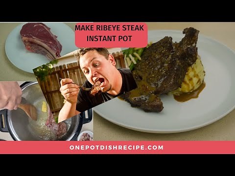 How to Cook Ribeye Steak Instant Pot - Pan-Fried - Pressure Cooker