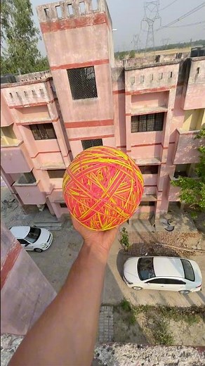 Moon ball vs rubber band ball