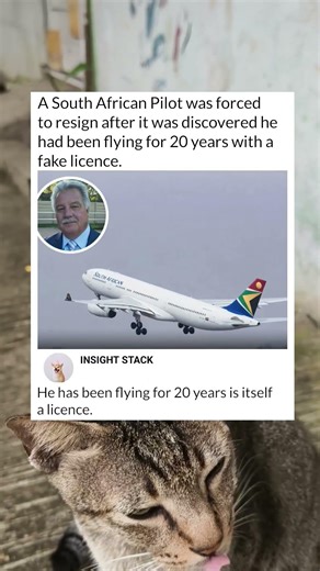 They should just do the license for him, experience he had ?
