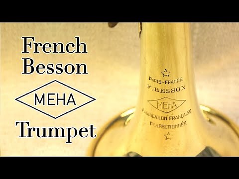 French Besson Meha Trumpet from 1940's