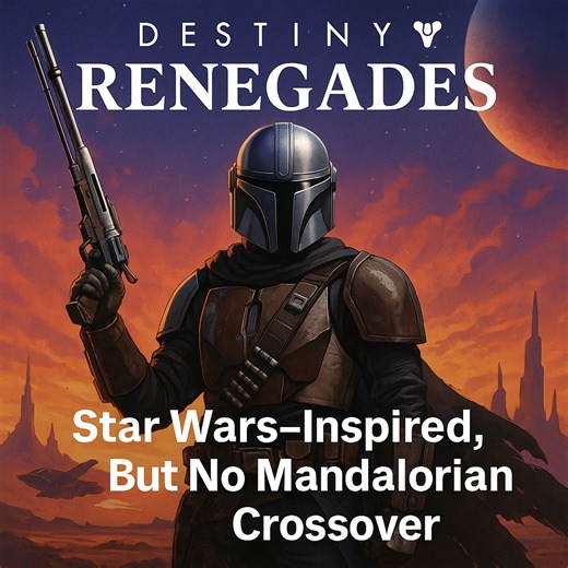 Destiny 2 Renegades: Star Wars–Inspired Expansion Without the Mandalorian Crossover