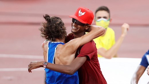 Barshim, Tamberi forgo jump-off to share gold in high jump
