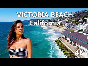 Victoria Beach - Orange County California USA Travel - Drone Flying Tour - 2022 - 4K