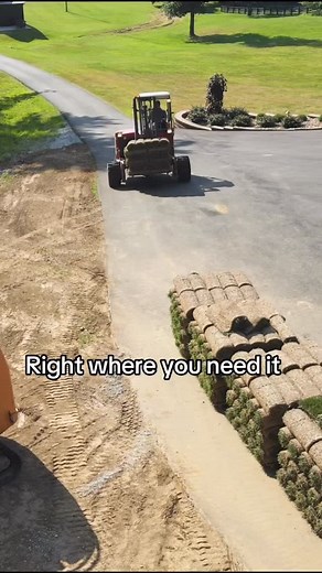 We make buying sod in Indiana and Kentucky an easy process. Our teams will cut your sod order and deliver it the same day. You get the freshest and the highest quality sod in Kentuckiana. Our delivery teams can place your sod exactly where you need it. Saving you time and energy. #sod #delivery #fresh #grass | Hoosier Turf Sod Farm LLC