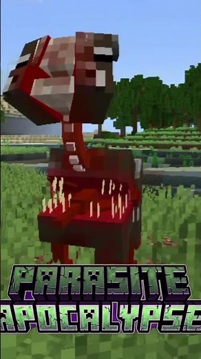 MCPE Parasite Apocalypse Addon #minecraft #minecraftpe #minecraftshorts #mcpemods