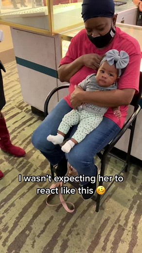 If she was able to have ice cream, I definitely would have taken her to get some after that 😳💪🏾 #babiesoftiktok #tiktokbaby #fyp #foryou #earpiercing #earpiercings #soldierbaby #musicalbaby #musicbaby