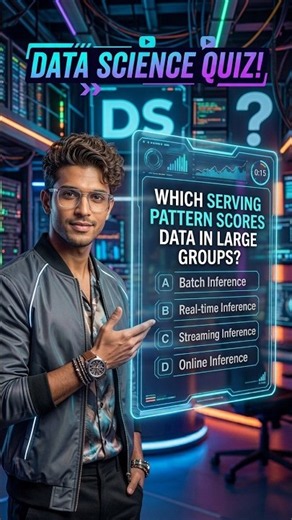 Top 100 | AI & Big Data Architecture MCQs # 81 | Batch Inference vs Real-Time Scoring