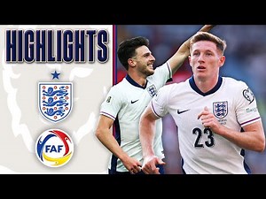 Anderson Shines on Debut | England 2-0 Andorra | World Cup Qualifiers | Highlights
