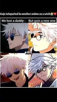 White hair, blue eyes, and enough charm to break the internet. #gojo