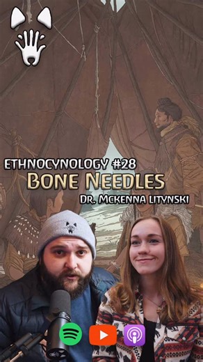 David Ian Howe on Instagram: "What if one of the most important technologies in human history wasn’t a spear, a stone tool, or writing—but a bone needle? In this episode of Ethnocynology, archaeologist David Ian Howe sits down with Dr. McKenna Litynski, an interdisciplinary anthropologist, to explore how sewing needles, clothing, and thermoregulation fundamentally reshaped human survival during the Ice Age—and helped Homo sapiens expand across the globe. This conversation is both a deep dive int