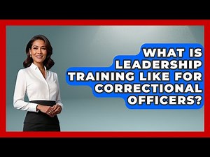 What Is Leadership Training Like For Correctional Officers? - Jail & Prison Insider