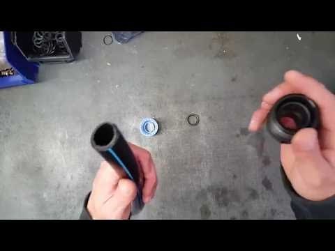 PE-Rohr Klemmverbinder montieren ( DVGW Trinkwasserleitung Kunststoff )